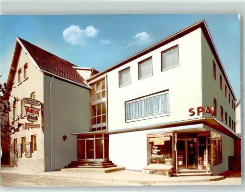 Burghaun Gasthaus zum Engel SPAR-Lebensmittel-Geschäft Ort handschriftlich