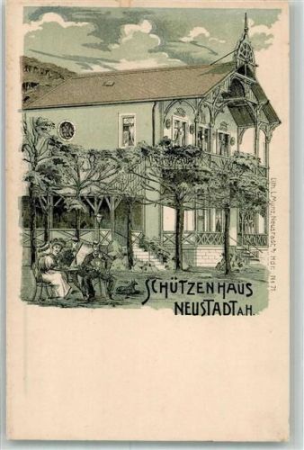 Neustadt Lithographie Schützenhaus