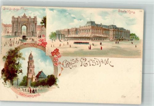Potsdam Brandenburger Tor Stadtschloss Garnisonkirche Pferdestraßenbahn