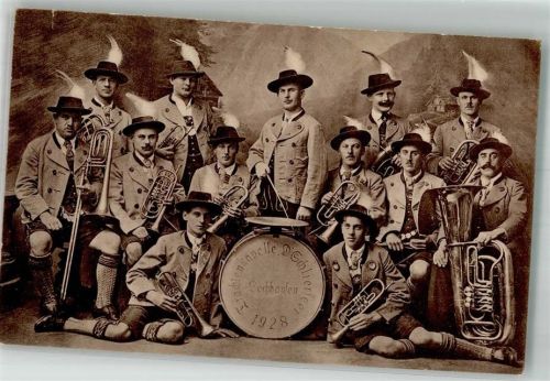 Schliersee 1928 Tracht Kapelle d´Schlieseer
