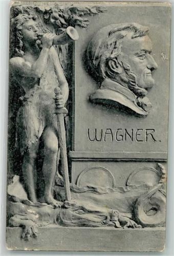 Gedenktafel Photoplastik Serie 177/6 Wagner, R. 1900