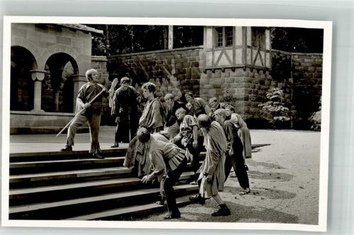 Heidenheim 1951 Heidenheimer Naturtheater 1951 Der Bettler vor dem Kreuz
