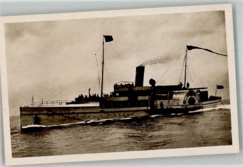 Helgoland 1927 Dampfer Najade Nord.Lloyd