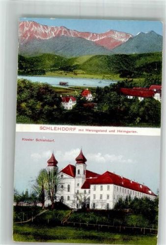 Schlehdorf 1921 Kloster Bahnpost München-Ulm Zug 63