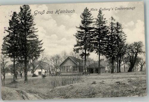 Hainbuch 1922 Gasthaus Ludwey