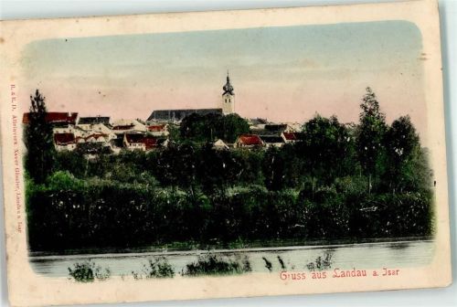 Landau Kirche Rückseite Scan verzogen