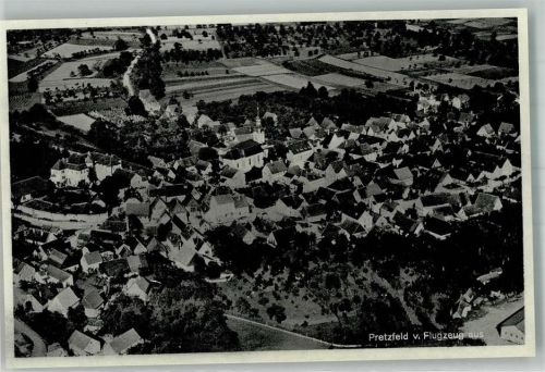 Pretzfeld Fliegeraufnahme Freigeg. R.L.M.