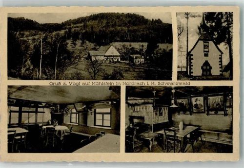 Nordrach Gasthaus z. Vogel auf Mühlstein Kapelle