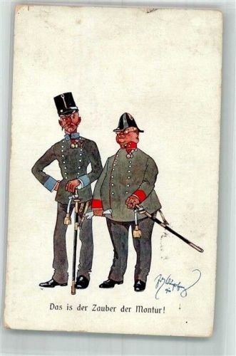 Verlag B.K.W.I. 583-5 Humor Soldaten