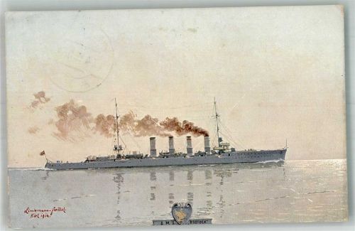 1915 S.M.S. Rostock Verlag Lindemann-Frommel