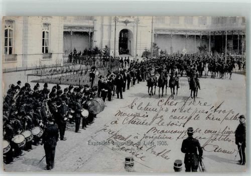Liege Ausstellung Universelle 1905 Uniform Musik