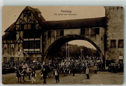 W2000 Hamburg Festzug Spitze des Festzuges Schützenfest 1909