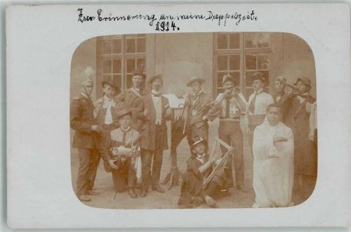 Dresden 1914 Gruppenfoto Ort lt. Verlag