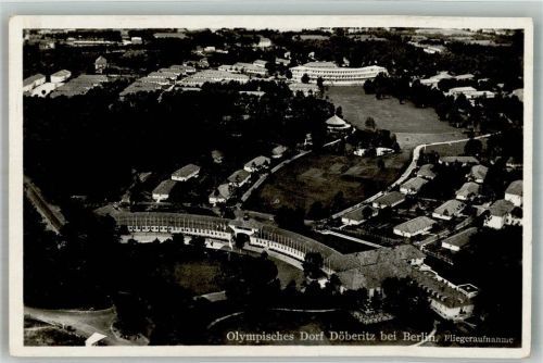 Elstal 1936 Olympisches Dorf Döberitz Hansa Fliegeraufnahme
