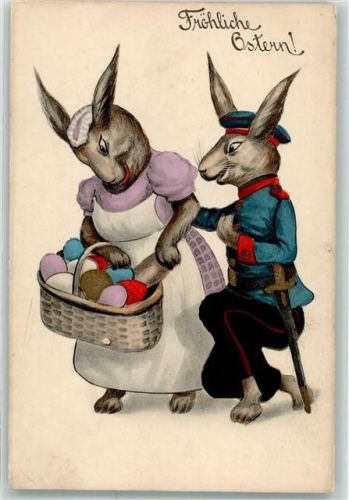 Ostern vermenschlicht Uniform A.R. und C.i.B. Nr.320