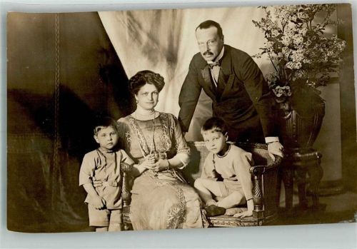 1912 Postkartenwoche der Großherzogin mit Familie