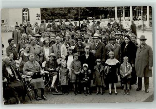 Bad Meinberg Gruppenfoto Ort handschriftlich