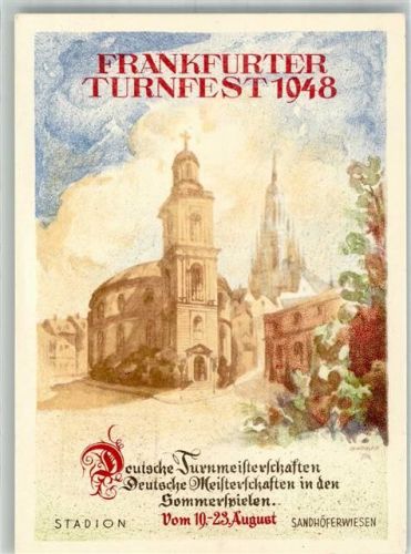 Frankfurt Frankfurter Turnfest 1948