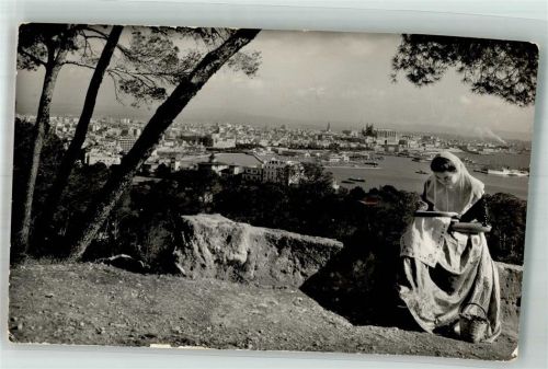 Mallorca 1958 Tracht Frau