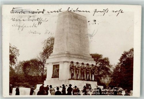 London 1930 Kriegerdenkmal Guards Memorial Sonderstempel Ausstellung Brüssel