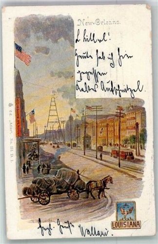 New Orleans 1899 Adelskorrespondenz