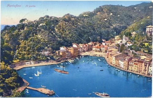 1933 Potofino: Hafen, -Il Porto-,Brunner & C.