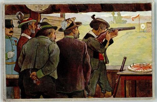 1908 Schießübungen