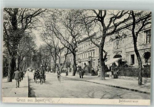 Tiergarten 1905 Bellevuestraße Fahrrad