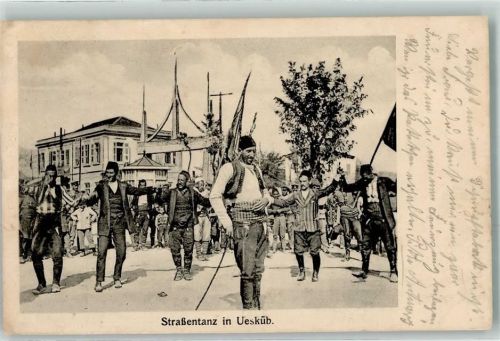 Skopje 1917 Straßentanz
