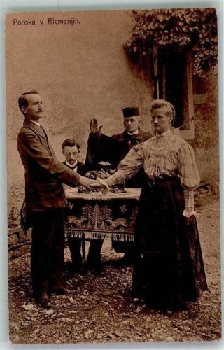 Brno 1907 Hochzeit in Ricmanji