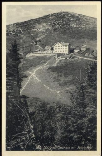 Ottohaus um 1930/40 Rax, mit Jakobskogl, Österreich.,Camillo Kronich