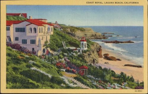 um 1930/40 Californien, Laguna Beach AKU2