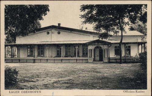 um 1910-20 Oberhofen, Lager, Offiziers-Kasino,Kreiner AKU1