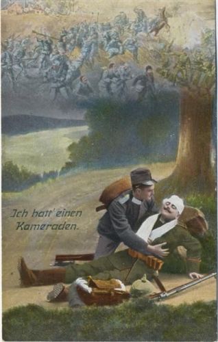 um 1914-18 Verwundeter Soldat,CGL