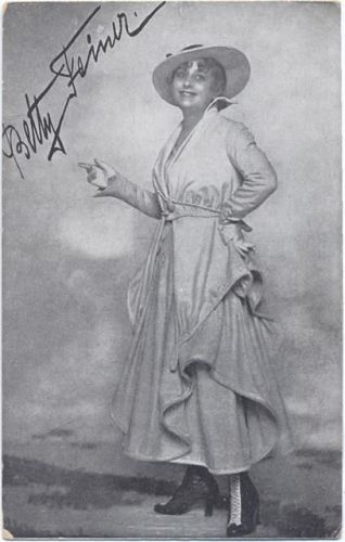 um 1910-20 Betty Feiner, kein Original-Autogramm,Genossenschaft Deutscher Bühnen