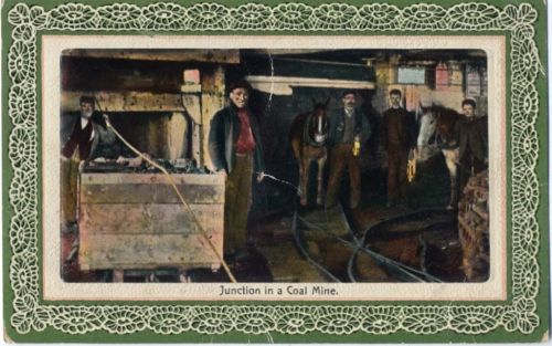 um 1910/20 Bergbau, Männer in Mine,J. Starr & Sons