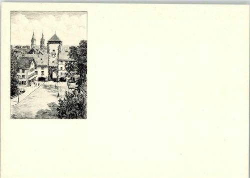 Villingen Zeichnung des Riettores