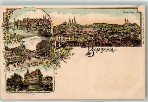 Bamberg Klein Venedig Michaelsberg Rathaus Grüner Markt Altenburg