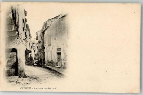 Cremieu 1904 Ancienne rue des Juifs