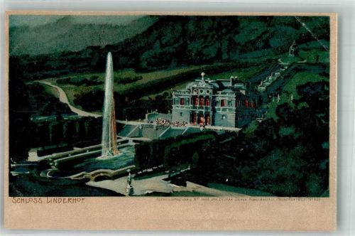 Ettal 1900 Schloß Linderhof Zieher, Ottmar Nr. 1441