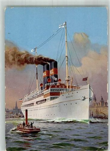 Stettin 1926 SD Rügen Schiffspost