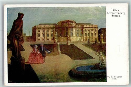 Wien sign. Petschau,H.B. Schwarzenberg Schloss