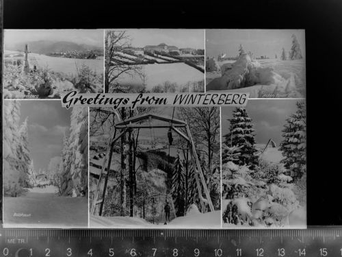 Winterberg Mehrfachbildkarte