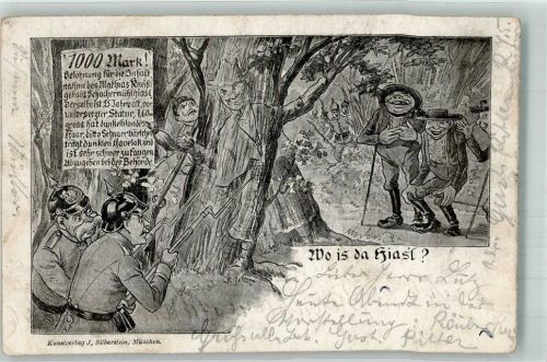 1901 Wo is da Hiasl - Polizei Militär