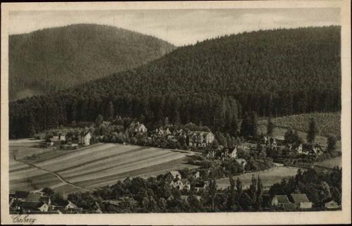 um 1920/30 Tabarz, Luftaufnahme,Rich. Zieschank