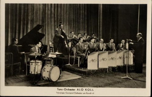 um 1956 Tanz-Orchester Alo Koll, Musik,VEB