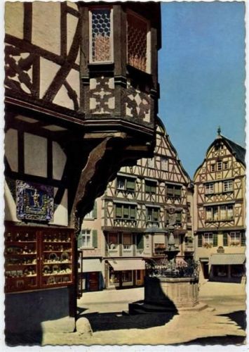Bernkastel um 1960/70 Fachwerkhäuser,R. Hörting AKU1