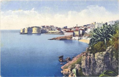 1921 Dubrovnik, Ansicht (view), Jugoslawien (Yugoslavia).,Purger & Co. München AKU1