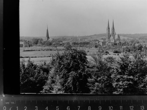 Billerbeck Blick zum zur Johannis-Kirche u. Ludgerusdom