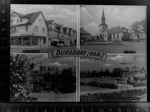 Burgdorf Mehrfachbildkarte